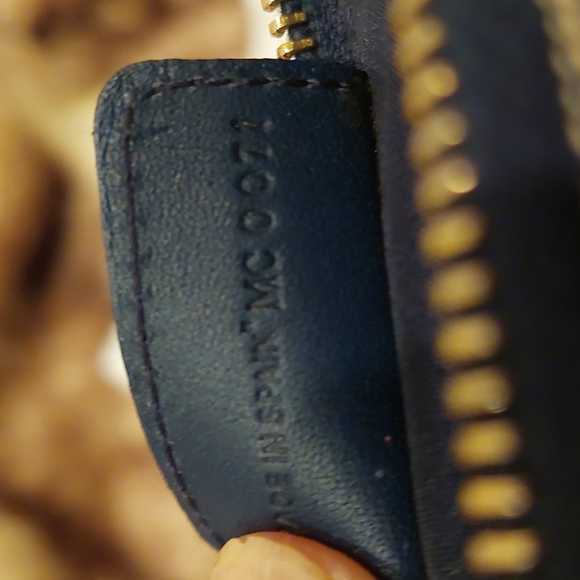 CHRISTIAN DIOR DIORISSIMO Vintage Mini Saddle Bag Navy Logo COA included! - Picture 10 of 12